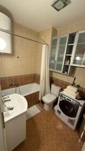 Koupelna v ubytování Arena