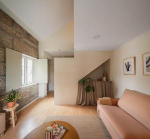 Posezení v ubytování Casa da Ponte