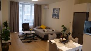 Posezení v ubytování Belgrade Waterfront - Prime Location - Free Parking - Pinnacle