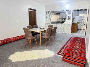 Dapur atau dapur kecil di Hanan Petra House