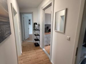 Μια τηλεόραση ή/και κέντρο ψυχαγωγίας στο Vacation home in Bremerhaven