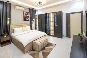 Llit o llits en una habitació de B&M Residence