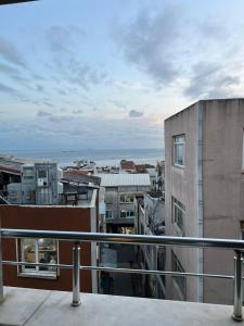 a view of a city from a balcony at Sultanahmet Blue Suites in Istanbul +43 photos