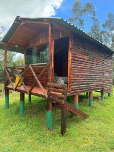 Κήπος έξω από το Cabaña Dulce Refugio