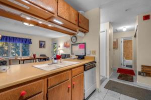 a kitchen with a sink and a counter top at Grandview Condo in Breckenridge