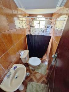 Phòng tắm tại Residence Hotel Efrata Centro