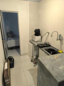 Kuchyň nebo kuchyňský kout v ubytování Lindo Apartamento Mobiliado - COP 30