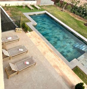 Πισίνα στο ή κοντά στο Villa LAM atlas view