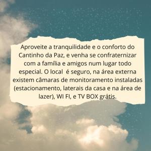 Afbeelding uit fotogalerij van Casa Cantinho da Paz, seu lazer completo, churrasqueira, piscina e muita tranquilidade in Gravatá