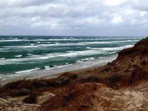 ÅlbækにあるIdyllic Beach Cottage - By Traum Ferienwohnungenの砂浜からの海の景色