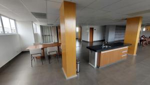 Kuchyň nebo kuchyňský kout v ubytování Resort Evian Thermas Residence