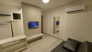 TV a/nebo společenská místnost v ubytování Resort Evian Thermas Residence