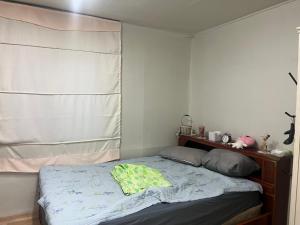 Ce lit se trouve dans un dortoir doté d'une fenêtre et d'une sidx. dans l'établissement Young Place, à Songt'an