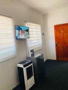 TV a/nebo společenská místnost v ubytování Linies guest house