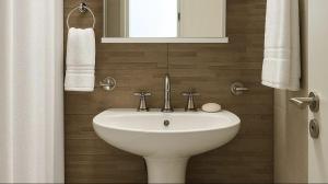 Koupelna v ubytování dpto GAMA a cuadras del corsodromo