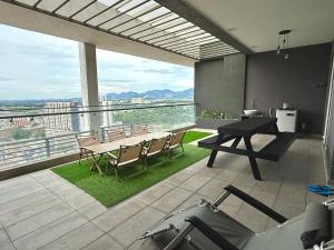 Nespecifikovaný výhled na hory nebo výhled na hory při pohledu z apartmánu