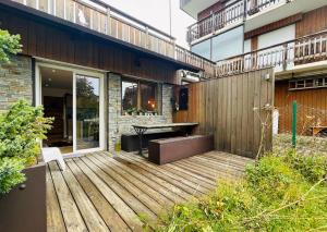 Balkón nebo terasa v ubytování Homency - Chalet Isba