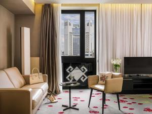 Ruang duduk di BERDS Hotel Chisinau - MGallery Collection