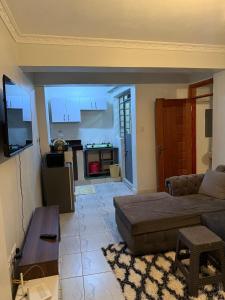 Η κουζίνα ή μικρή κουζίνα στο 1B in thika town with free parking +3 φωτογραφίες