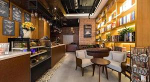 Χώρος καθιστικού στο James Joyce Coffetel Zhengzhou Beilong Wetland Park