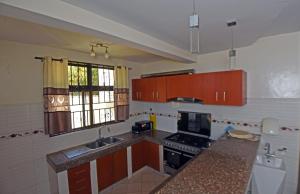 Kuchyň nebo kuchyňský kout v ubytování Seraya Villa