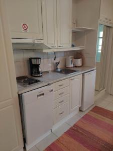 Nhà bếp/bếp nhỏ tại Levistar studio with sauna