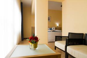 Kuchyň nebo kuchyňský kout v ubytování Hotel Santa Maria