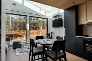 Kuchyň nebo kuchyňský kout v ubytování Aurora Paradise Levi Iglu