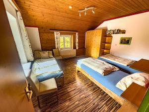 Postel nebo postele na pokoji v ubytování Appartements Pircher