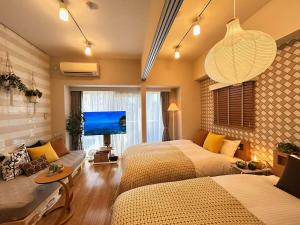 Televisyen dan/atau pusat hiburan di simasima-stayサン203 高松駅徒歩5分