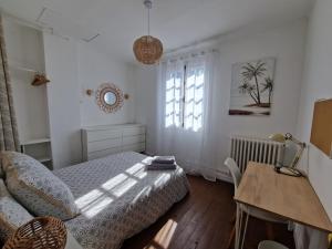 Postel nebo postele na pokoji v ubytování Casa Samana maison 4 chambres à Mont de Marsan