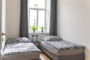 Ένα ή περισσότερα κρεβάτια σε δωμάτιο στο Apartmán Údolní