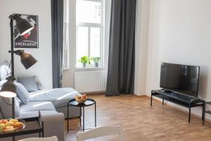 Μια τηλεόραση ή/και κέντρο ψυχαγωγίας στο Apartmán Údolní