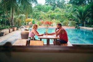 Επισκέπτες που μένουν στο Peaceful Eco Haven Trang An