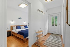 Cama o camas de una habitación en Villa Stranddistel, Whg 3