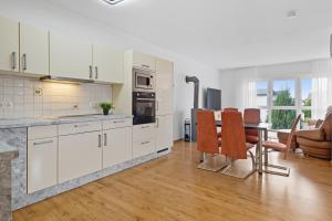 Una cocina o zona de cocina en Villa Stranddistel, Whg 3