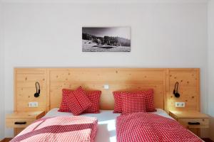 Postel nebo postele na pokoji v ubytování Ferienwohnung Atelier