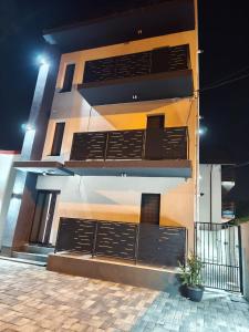 a tall building with several bunk beds on it at ROA residence in Ploieşti