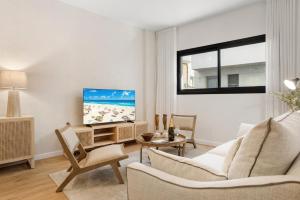 TV/trung tâm giải trí tại Luxury Apartment Centro del Sol