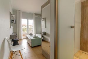 Χώρος καθιστικού στο Siviris Golden Beach