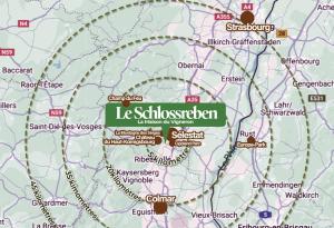 een kaart van de lisatchatch-keuken bij Le Schlossreben - La Maison des Vignerons in Orschwiller +9 foto's