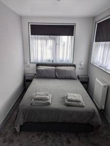 Ένα ή περισσότερα κρεβάτια σε δωμάτιο στο The Hive Great Yarmouth