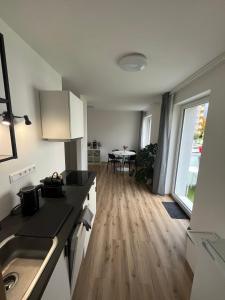 Η κουζίνα ή μικρή κουζίνα στο Apartmán ERUDITO Královský vršek Jihlava