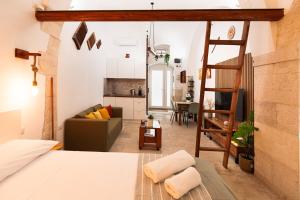 Postel nebo postele na pokoji v ubytování Carpe Diem - Dimora Rustica