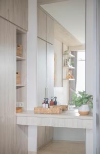 Η κουζίνα ή μικρή κουζίνα στο cancel