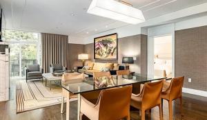 Ruang duduk di Modern Alpine Elegance in Park City +10 gambar
