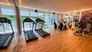 Fitnesscentret og/eller fitnessfaciliteterne på Branco Haus Seaview By Living