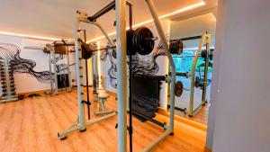 Fitnesscentret og/eller fitnessfaciliteterne på Branco Haus Seaview By Living