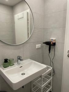Et badeværelse på Apartmán Sihoť - pri Zimnom Štadióne