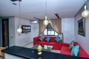 Posezení v ubytování Modern 1BR Belvedere